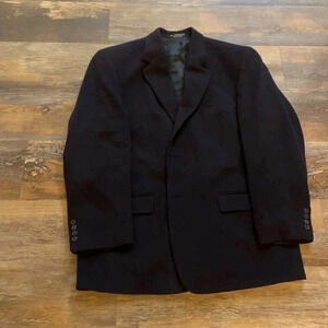 100% Camel Hair Jacket Blazer Sport Coat 44 R Club Room by Charter Club